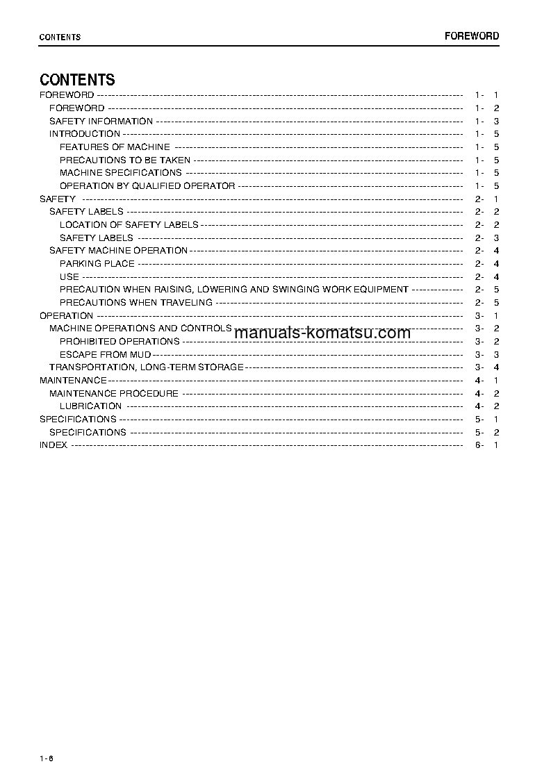 Protected: PC300LC-8(JPN)-M0, SUPER LONG FRONT SPEC. S/N 80001-UP Operation manual (English)