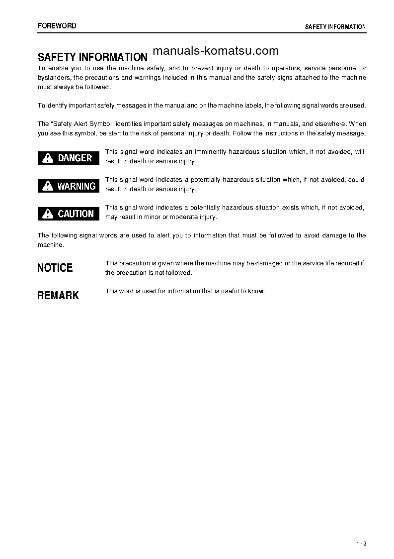 Protected: PC200LC-8(JPN)-M0, GREASING 100H, ALL SAFETY LABELS ARE PICTORIAL S/N 400668-UP Operation manual (English)