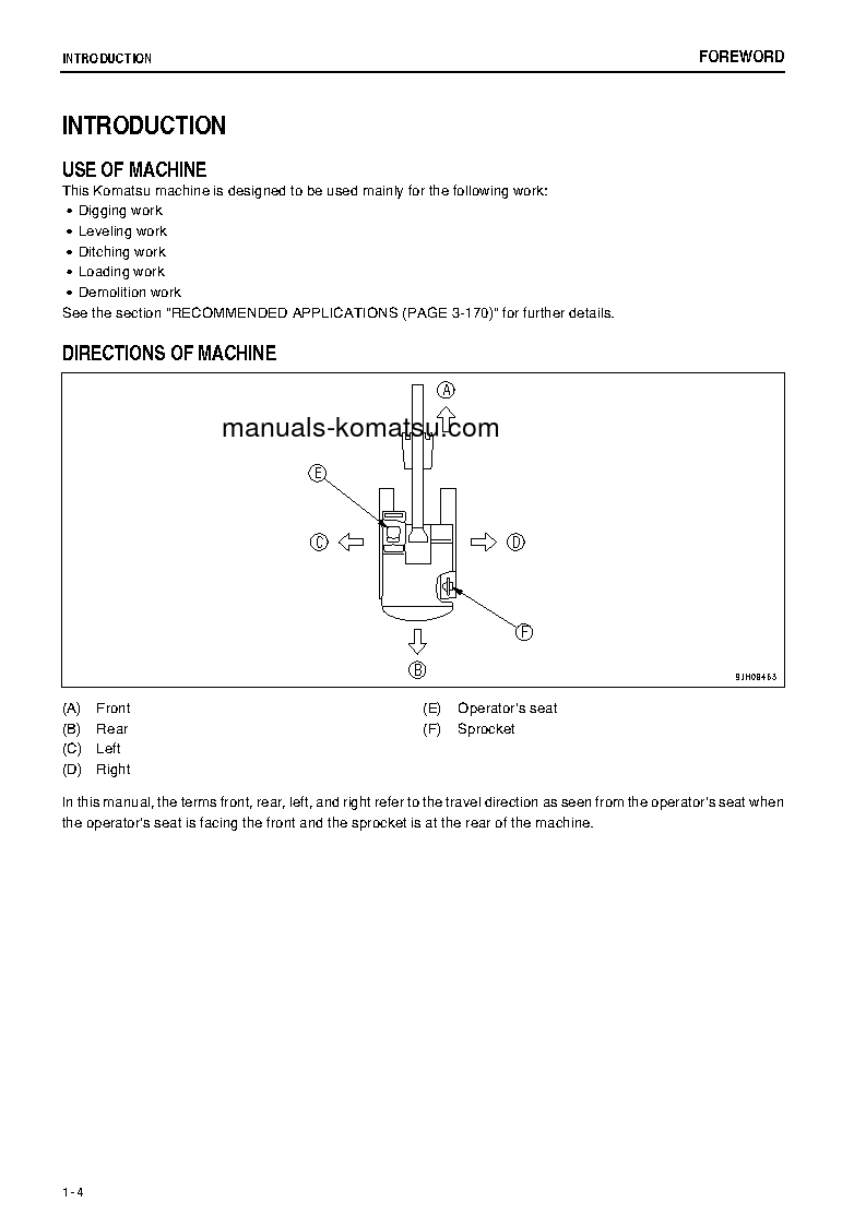 Protected: PC400LC-8(JPN)-GREASING 100H, ALL SAFETY LABELS ARE PICTORIAL S/N 71636-UP Operation manual (English)