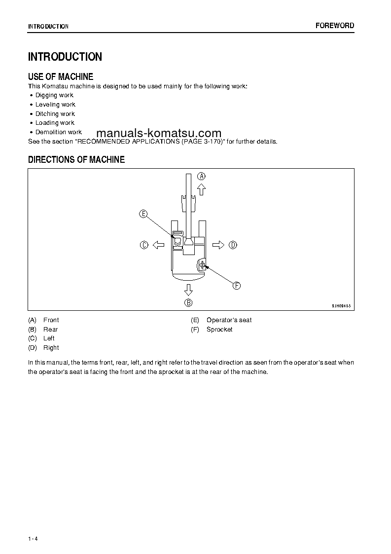 Protected: PC400LC-8(JPN)-R, GREASING 100H, ALL SAFETY LABELS ARE PICTORIAL S/N 75101-UP Operation manual (English)