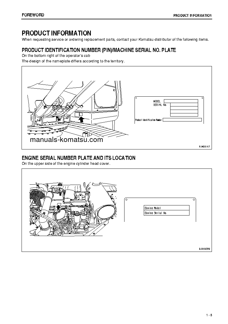 Protected: PC300LC-8(JPN)-GREASING 100H, ALL SAFETY LABELS ARE PICTORIAL S/N 64308-UP Operation manual (English)