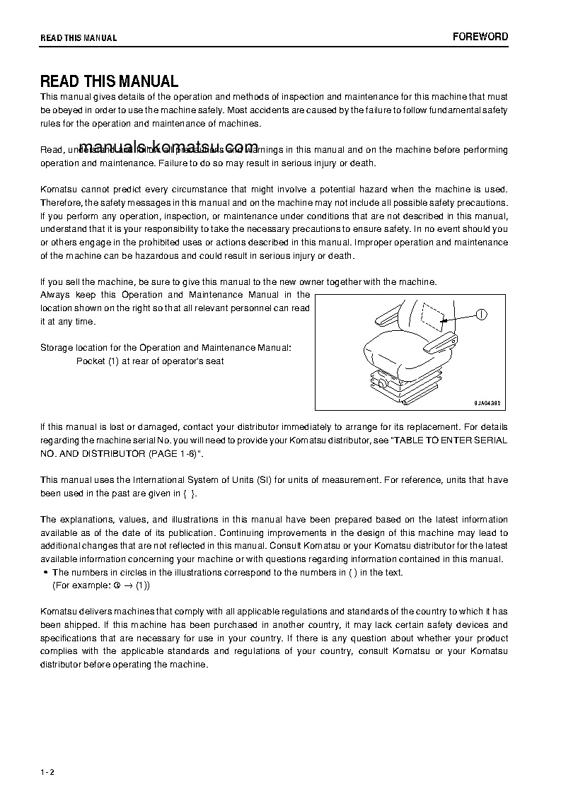 Protected: WA320-6(JPN)-ALL SAFETY LABELS ARE PICTORIAL S/N 66105-UP Operation manual (English)