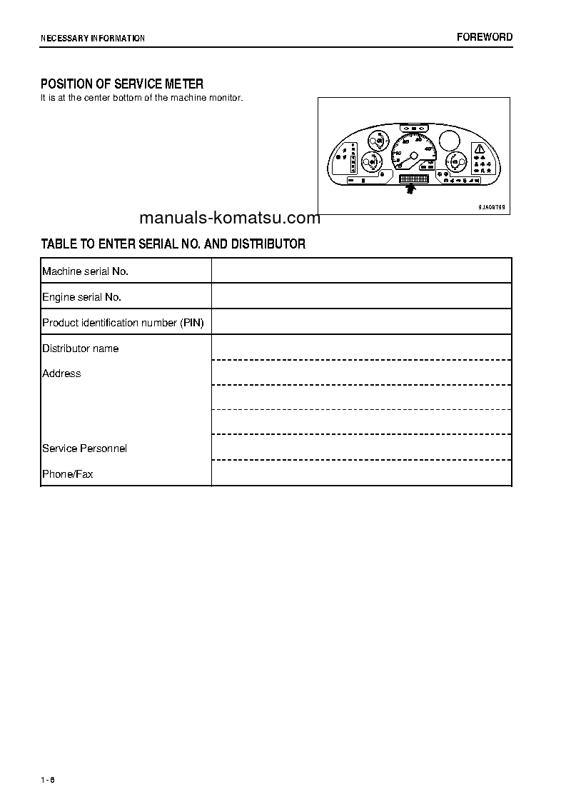 Protected: WA320-6(JPN)-ALL SAFETY LABELS ARE PICTORIAL S/N 66105-UP Operation manual (English)