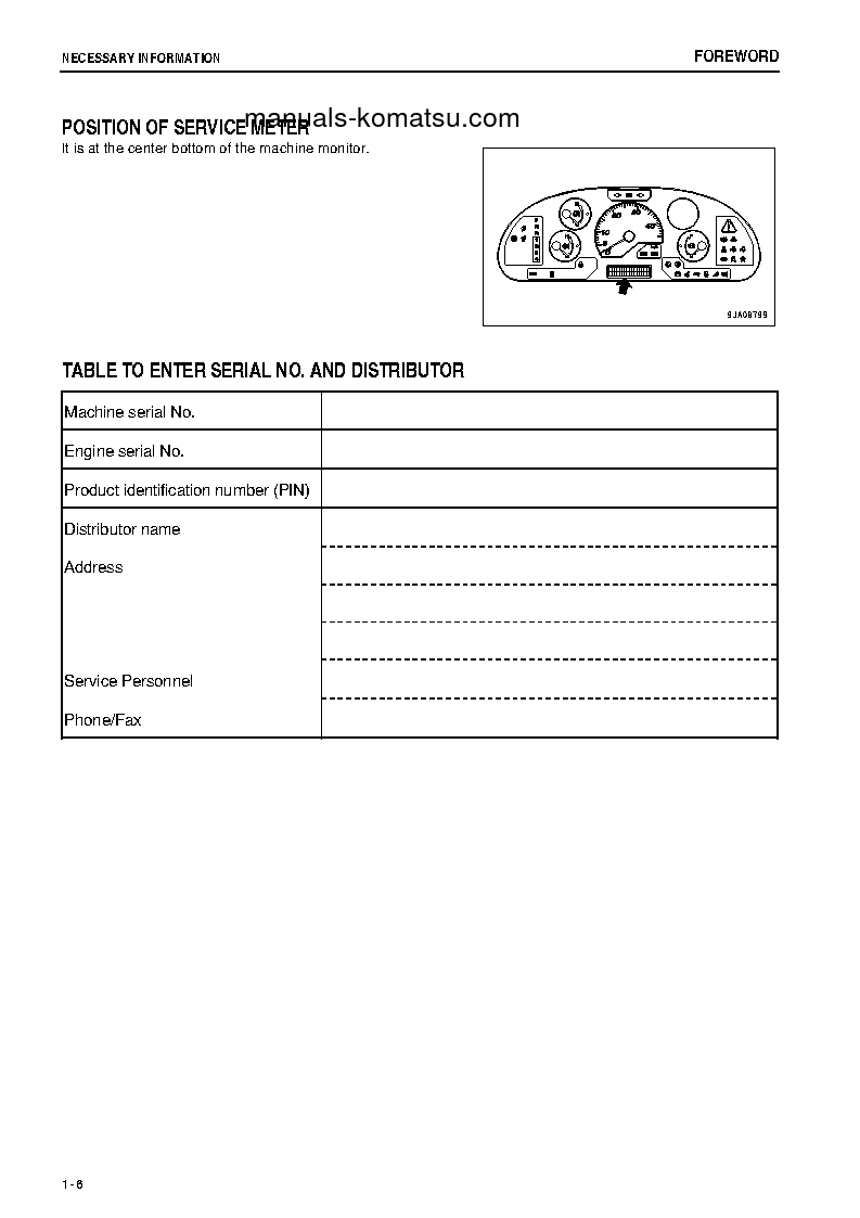 Protected: WA200-6(JPN)-ALL SAFETY LABELS ARE PICTORIAL S/N 71006-UP Operation manual (English)