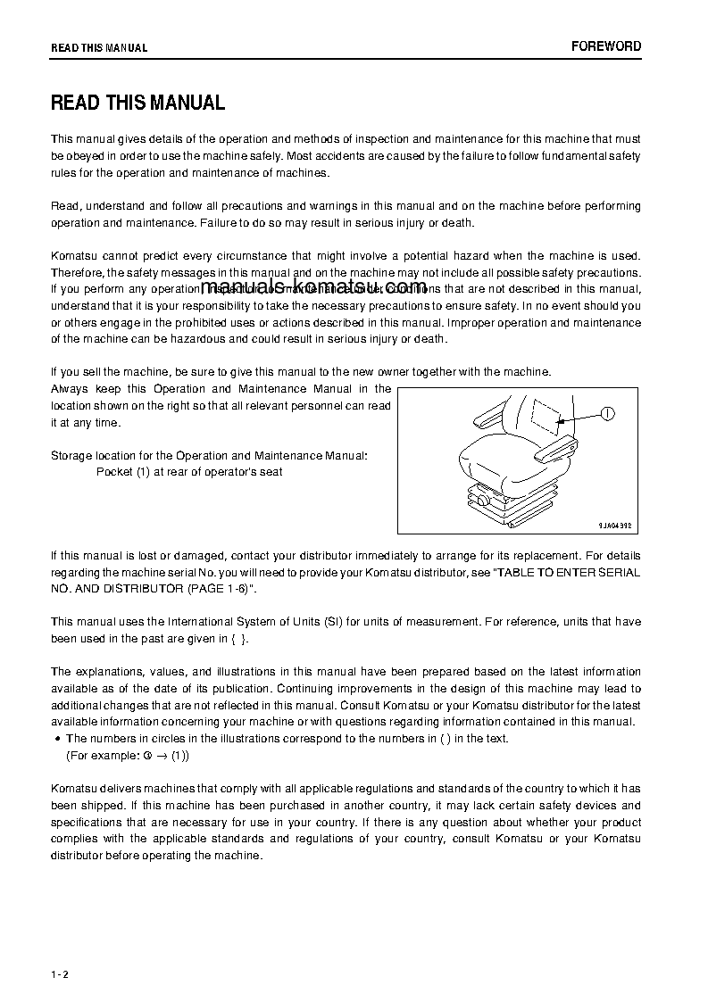 Protected: WA250-6(JPN)-ALL SAFETY LABELS ARE PICTORIAL S/N 75865-UP Operation manual (English)