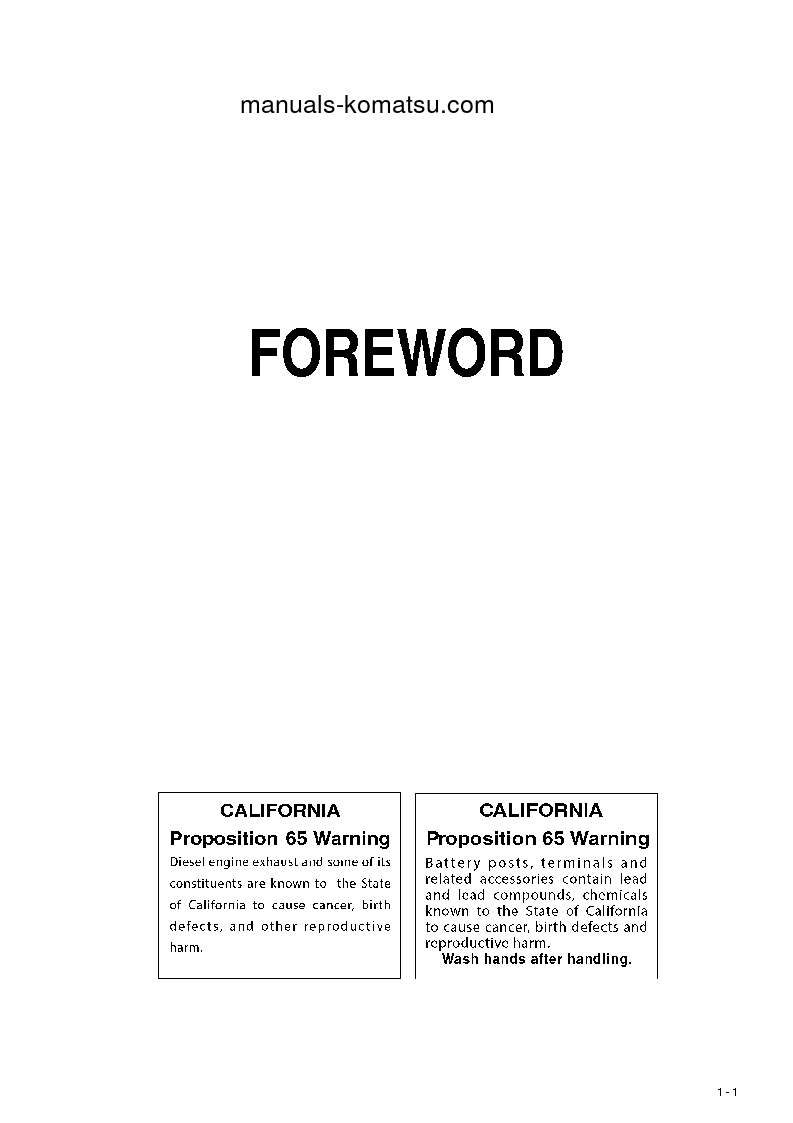 Protected: WA470-6(JPN)-ALL SAFETY LABELS ARE PICTORIAL S/N 90234-UP Operation manual (English) Protected: WA470-6(JPN)-ALL SAFETY LABELS ARE PICTORIAL S/N 90234-UP Operation manual (English)