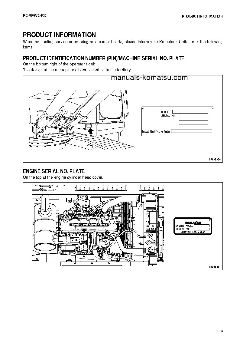 Protected: PC200LC-8(THA)-M0 S/N C10001-UP Operation manual (English)