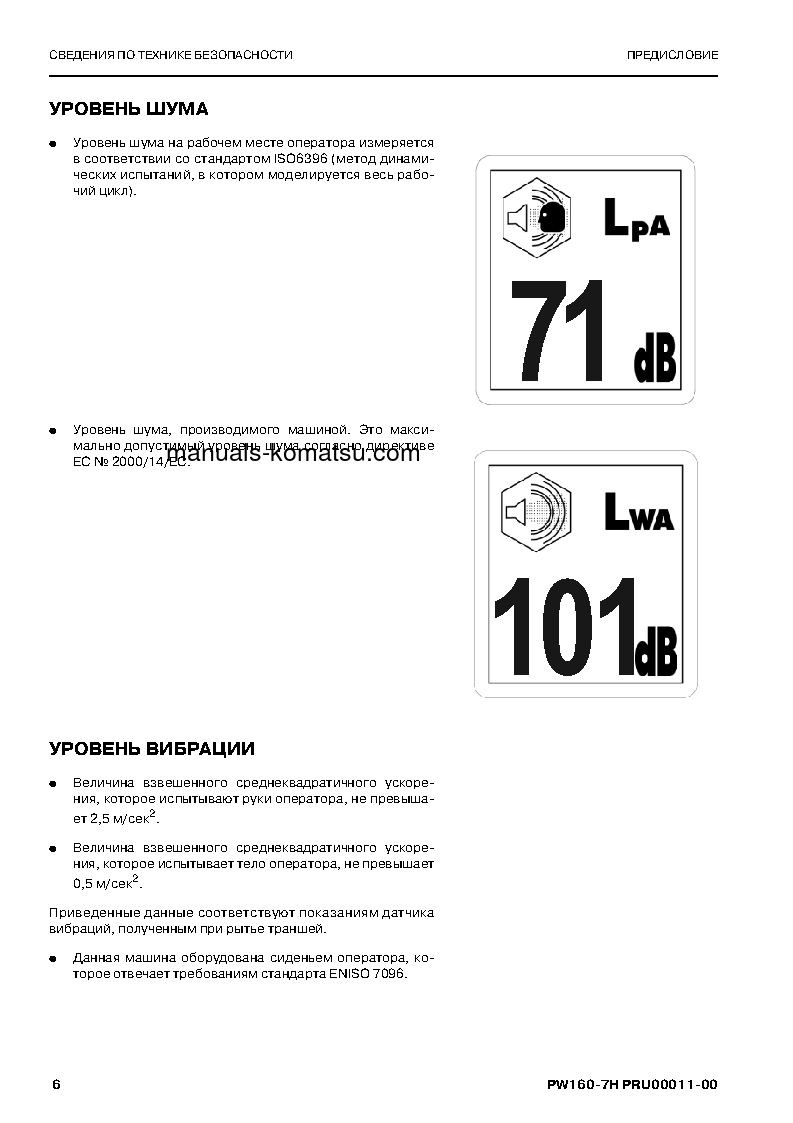 Protected: PW160-7(DEU) S/N H50051-UP Operation manual (Russian)