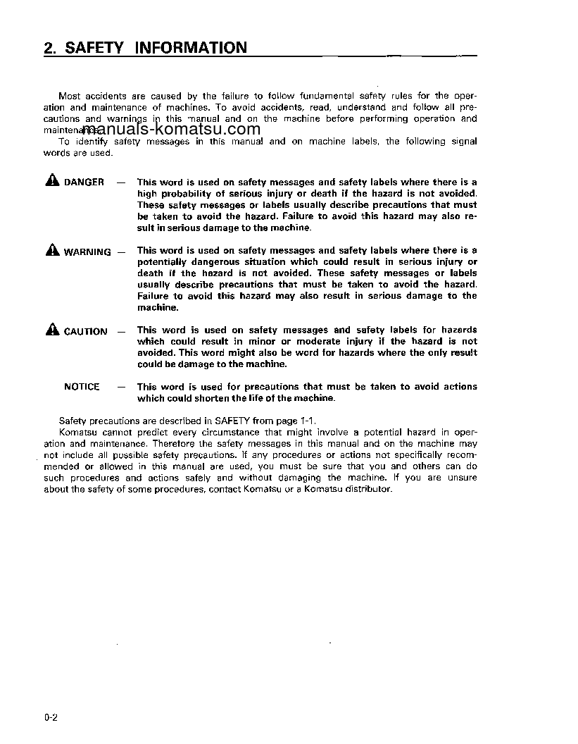 Protected: D575A-2(JPN) S/N 10001-10034 Operation manual (English)