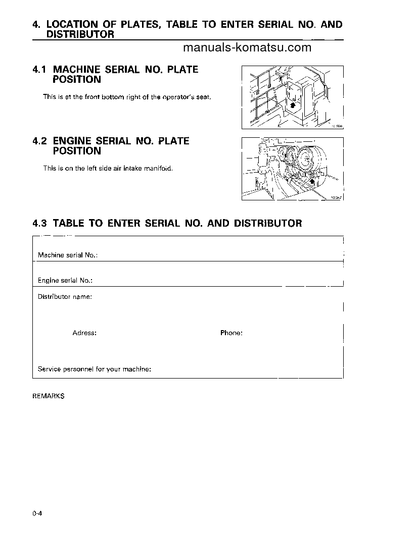 Protected: D575A-2(JPN) S/N 10001-10034 Operation manual (English)