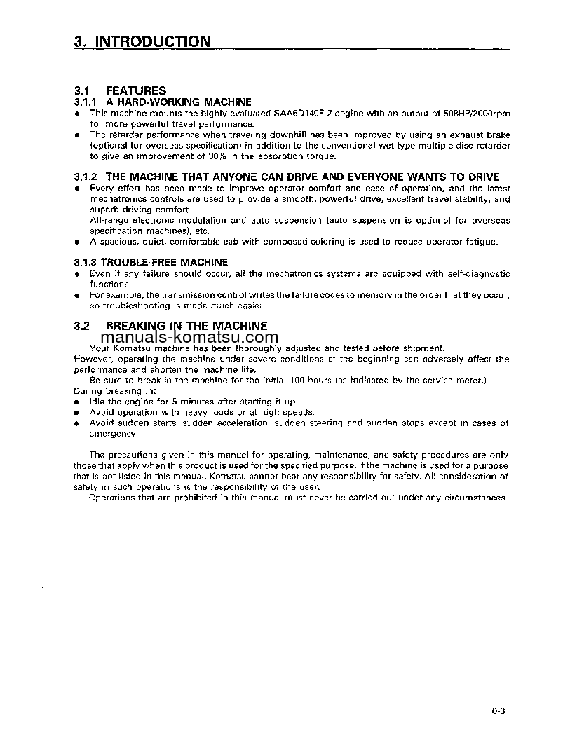 Protected: HD325-6(JPN) S/N 5680-5717 Operation manual (English)