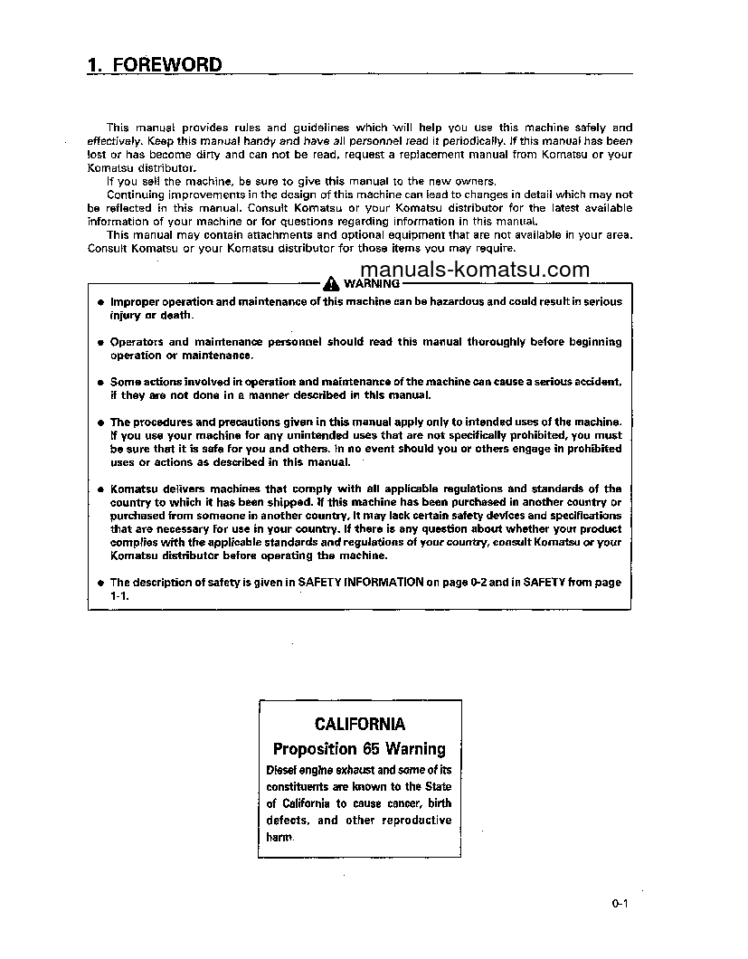 Protected: HD325-6(JPN) S/N 5718-5800 Operation manual (English)