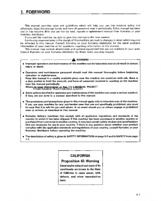 D21P-7(JPN)-EMISSION ENG. S/N 80228-80832 Operation manual (English)