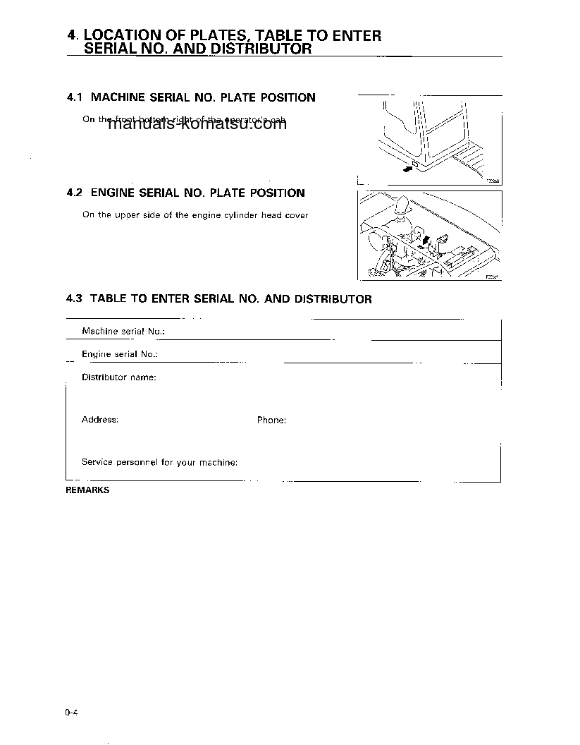 Protected: PC100-6(JPN) S/N 40001-40623 Operation manual (English)