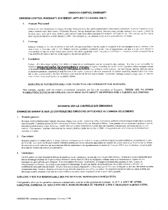 PC100L-6(JPN) S/N 15200-15233 Operation manual (English)
