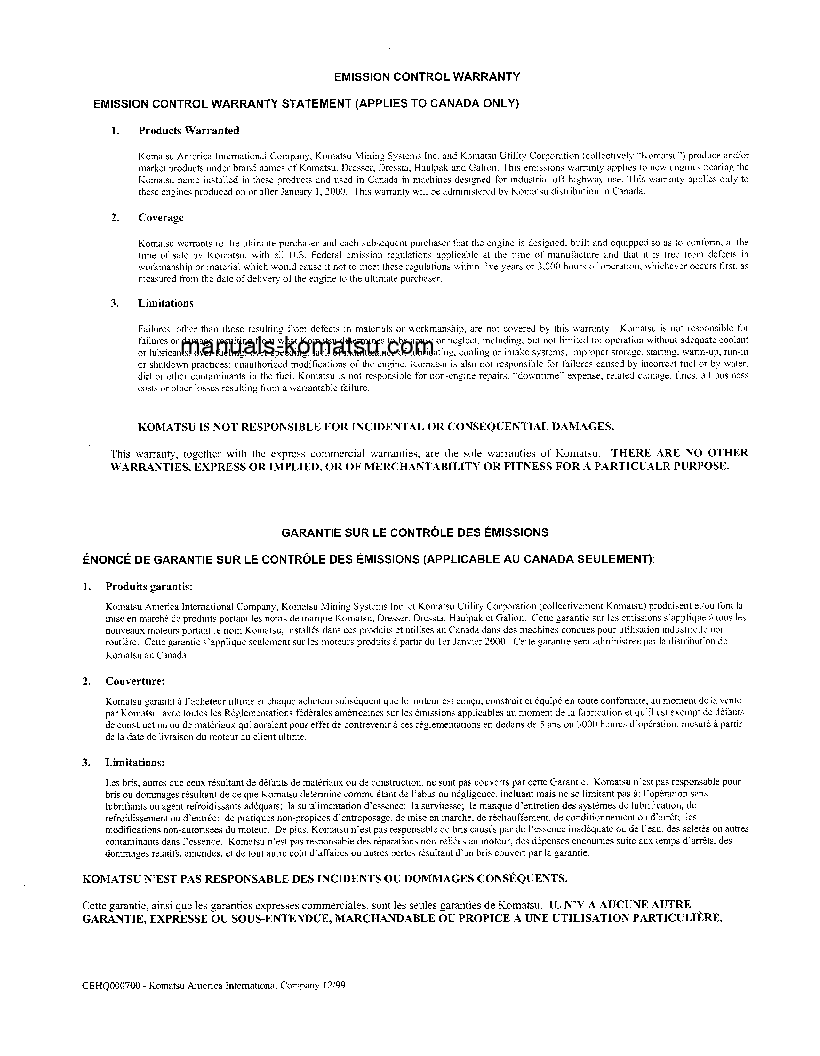 Protected: PC100L-6(JPN) S/N 15200-15233 Operation manual (English)