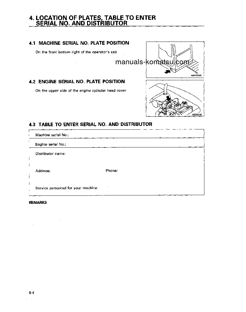 Protected: PC100L-6(JPN) S/N 15200-15233 Operation manual (English)