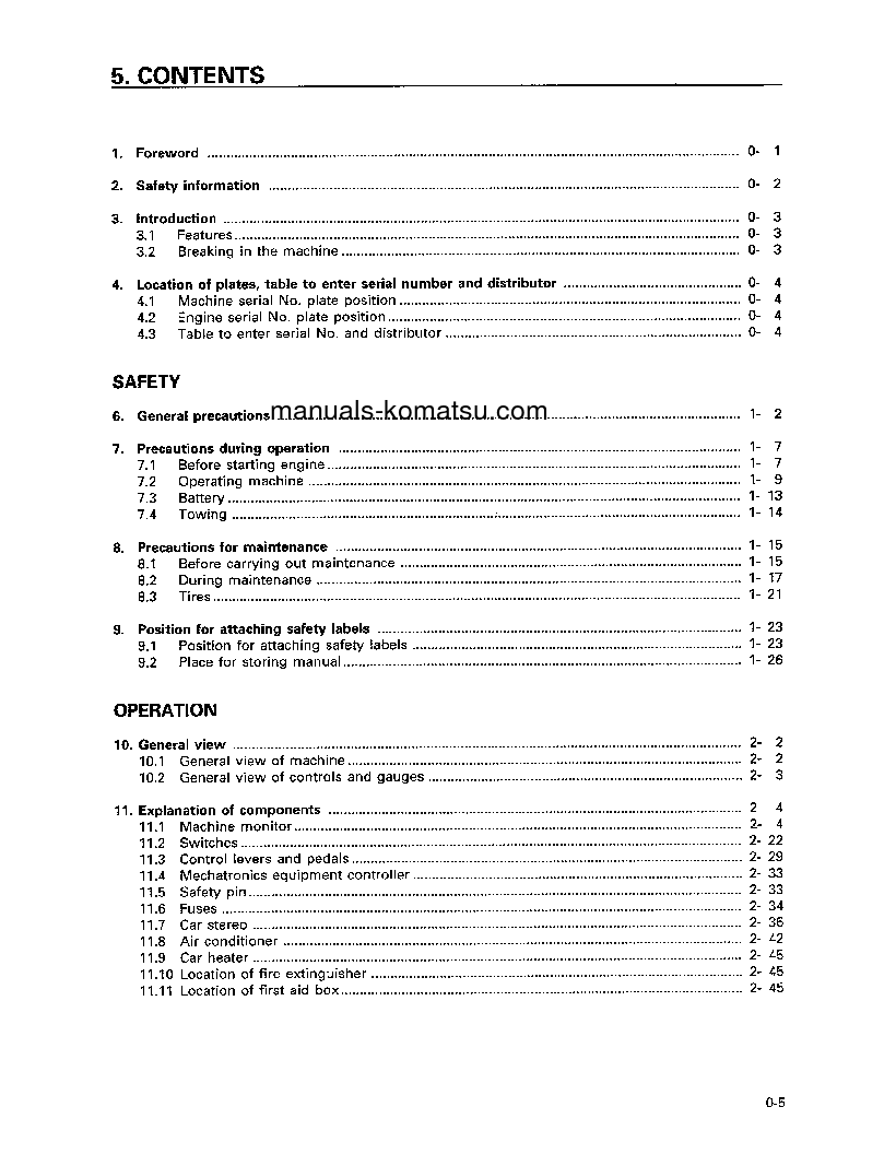 Protected: HD785-3(JPN) S/N 2269-UP Operation manual (English)
