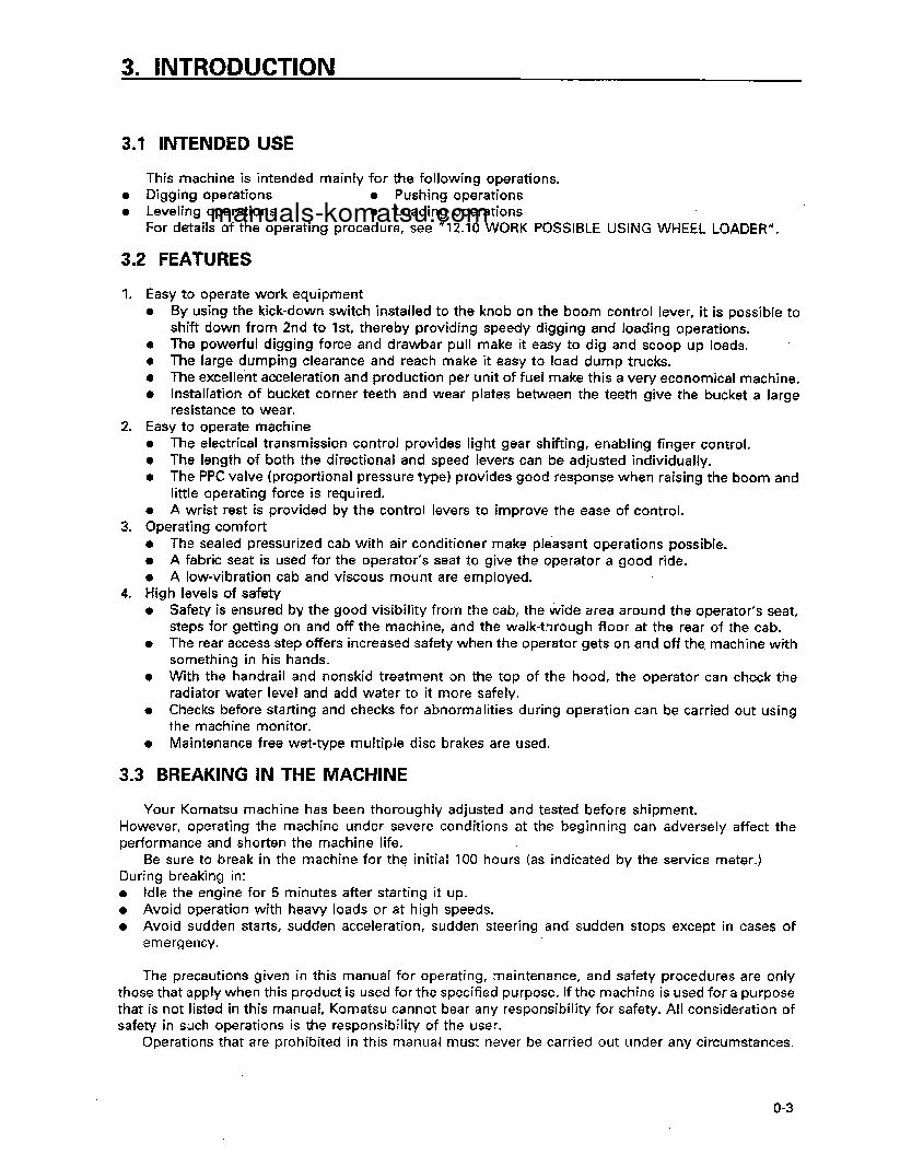 Protected: WA800-2(JPN) S/N 10710-UP Operation manual (English)