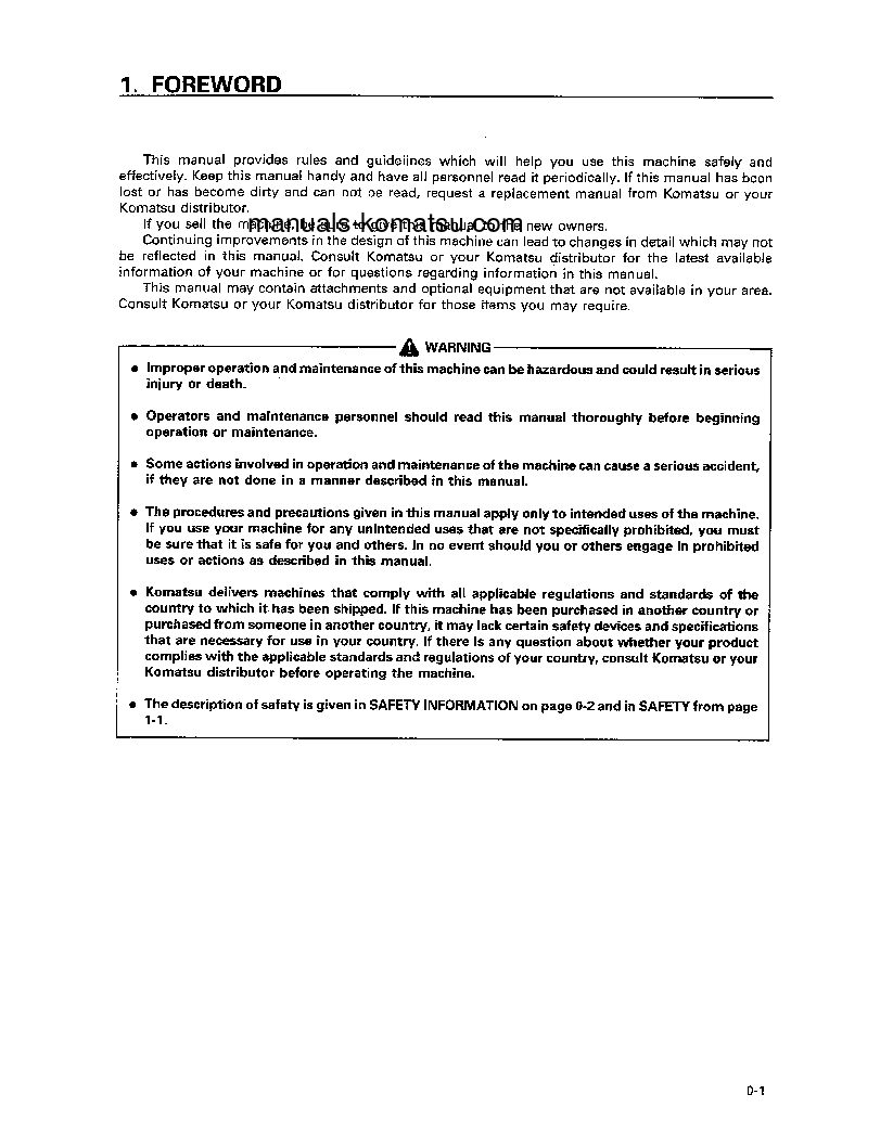 Protected: PC60-7(JPN) S/N 45001-52373 Operation manual (English)