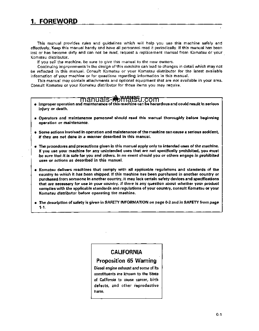 Protected: PC60-7(JPN) S/N 52374-58000 Operation manual (English)