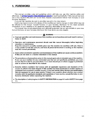 D155AX-3(JPN) S/N 60001-60279 Operation manual (English)