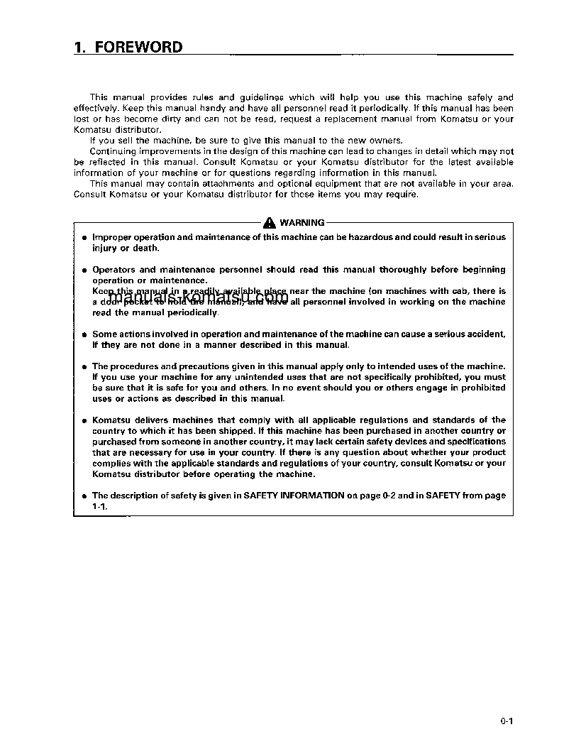 Protected: D155AX-3(JPN) S/N 60001-60279 Operation manual (English)