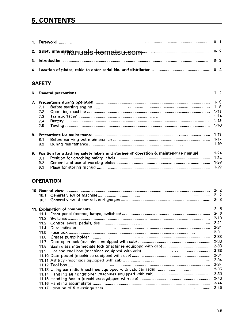 Protected: D155AX-3(JPN) S/N 60001-60279 Operation manual (English)