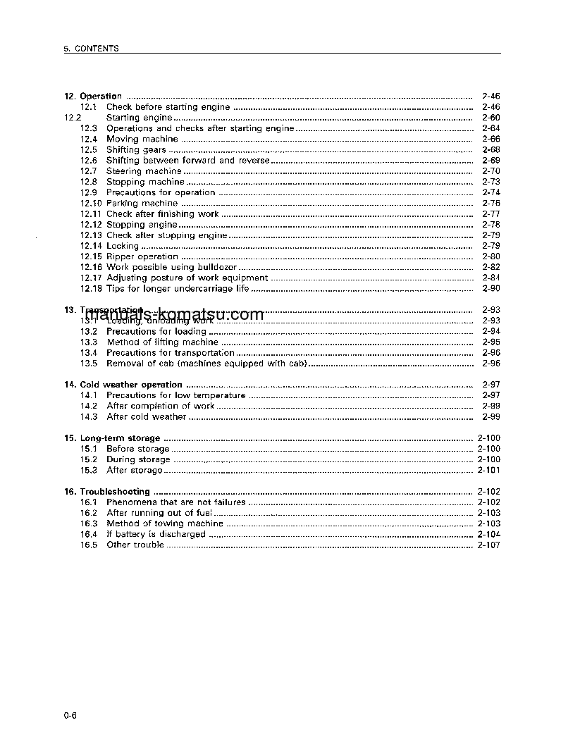 Protected: D155AX-3(JPN) S/N 60001-60279 Operation manual (English)
