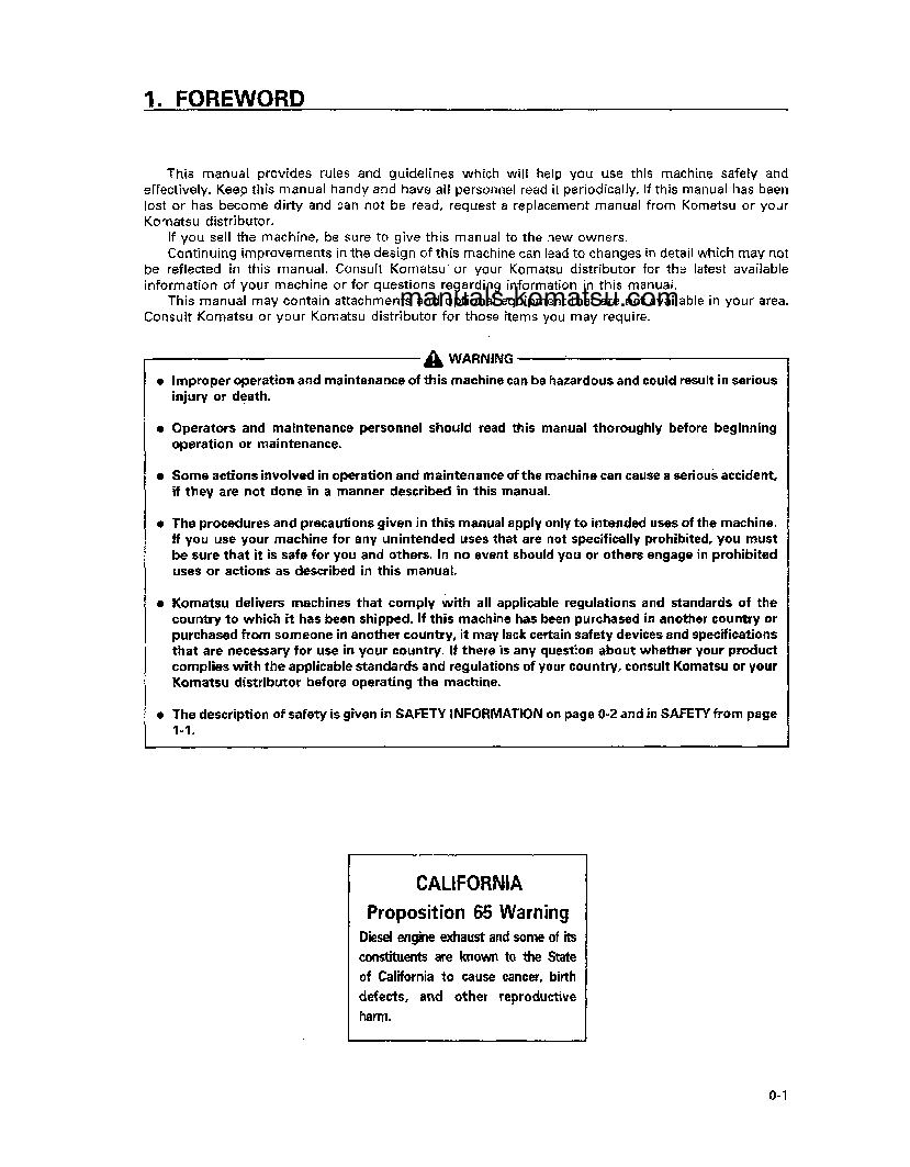 Protected: WA320-3(JPN) S/N 50001-UP Operation manual (English)