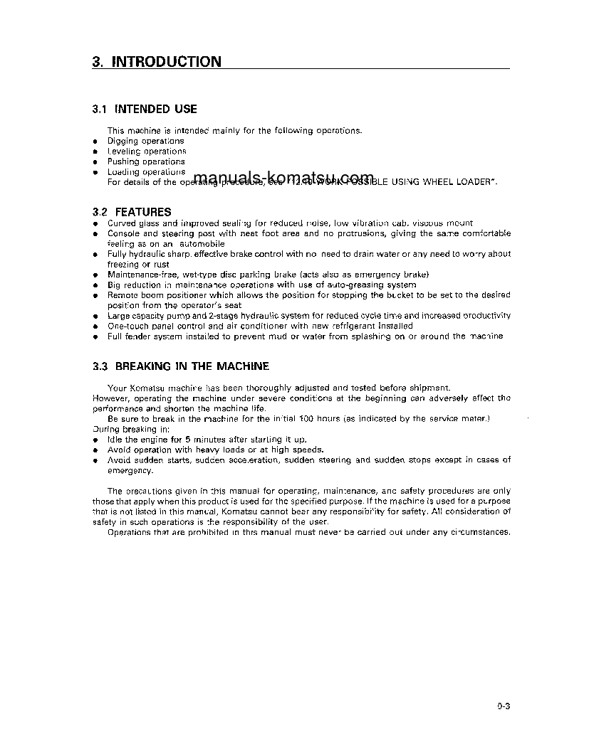 Protected: WA320-3(JPN) S/N 50001-UP Operation manual (English)