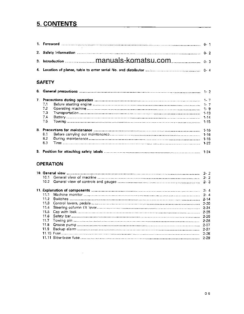 Protected: WA320-3(JPN) S/N 50001-UP Operation manual (English)