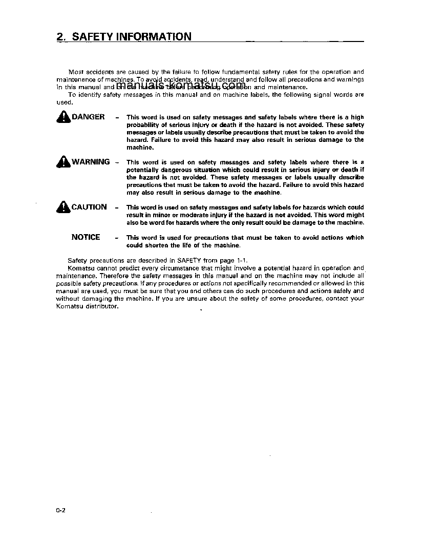 Protected: D65P-12(JPN) S/N 61365-62780 Operation manual (English)