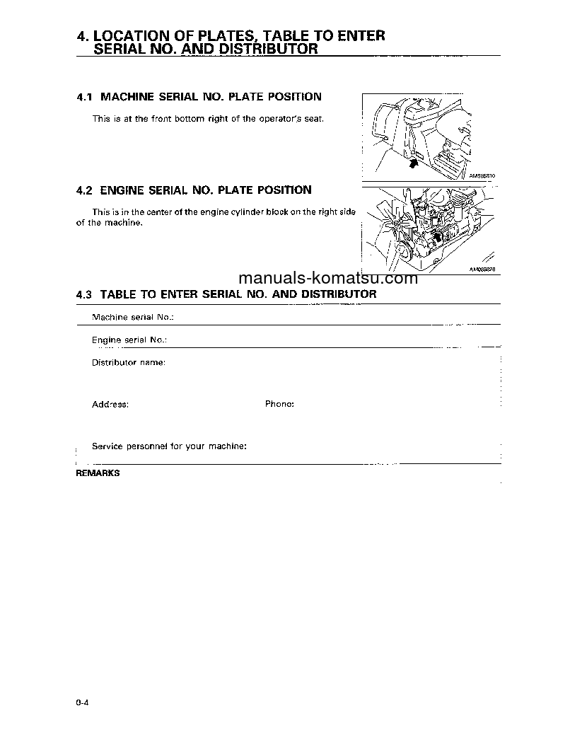 Protected: D65P-12(JPN) S/N 61365-62780 Operation manual (English)
