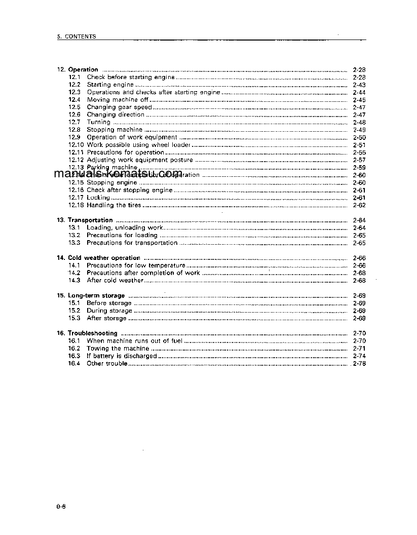 Protected: WA250-3(JPN) S/N 50001-53000 Operation manual (English)