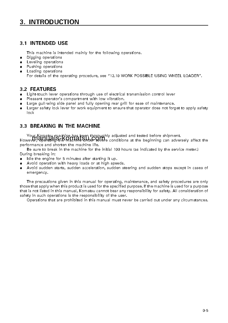 Protected: WA250-3(JPN)-A S/N 53305-UP Operation manual (English)