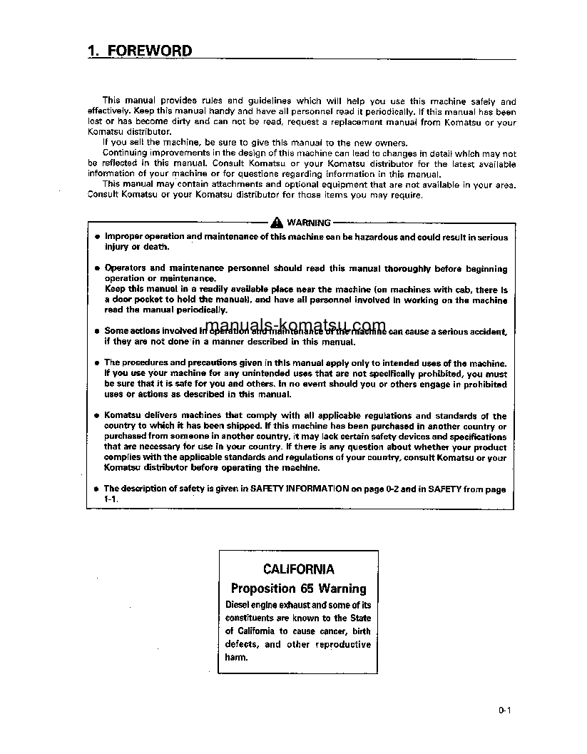 Protected: D575A-2(JPN)-SUPER DOZER S/N 10012-UP Operation manual (English)