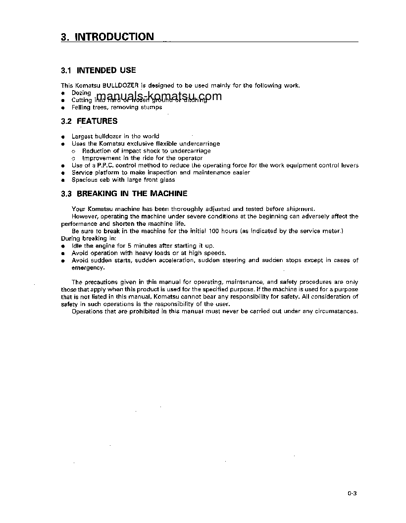 Protected: D575A-2(JPN)-SUPER DOZER S/N 10012-UP Operation manual (English)