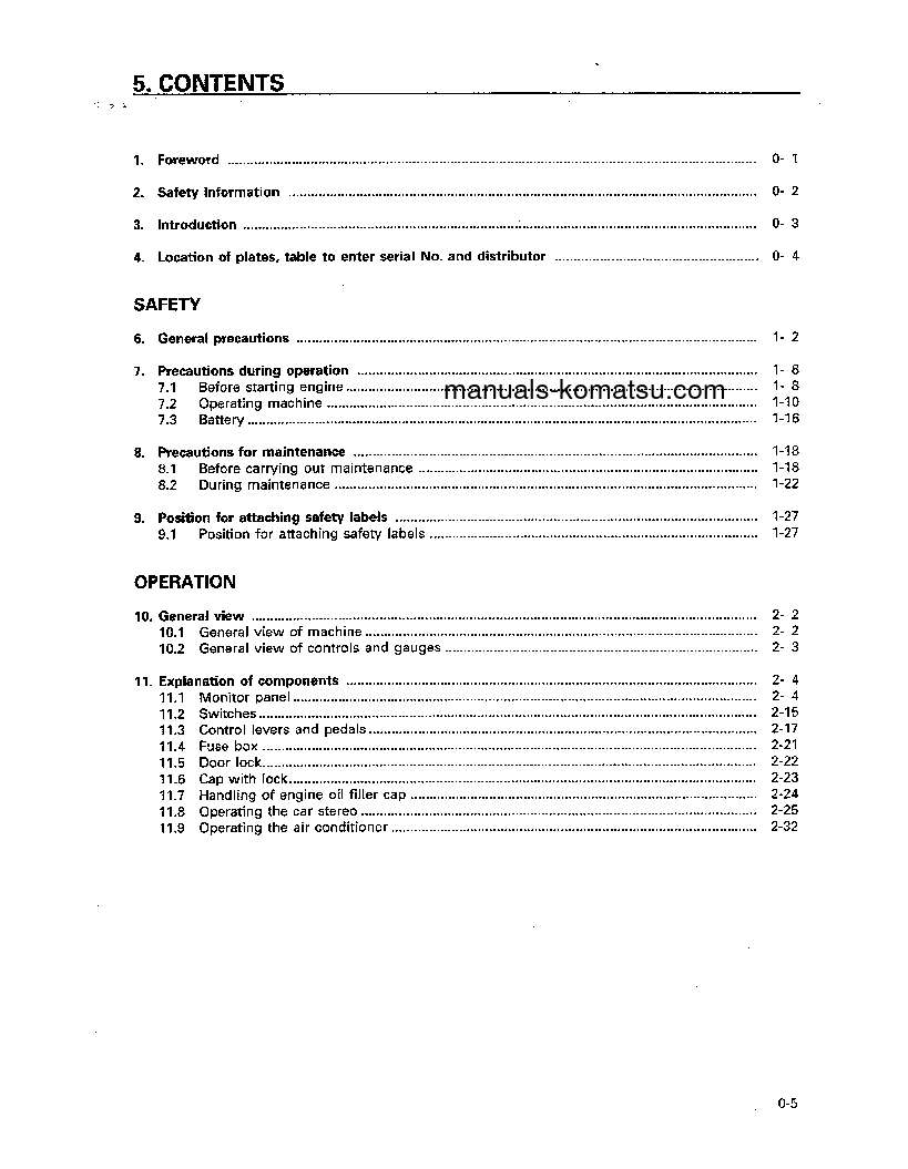 Protected: D575A-2(JPN)-SUPER DOZER S/N 10012-UP Operation manual (English)