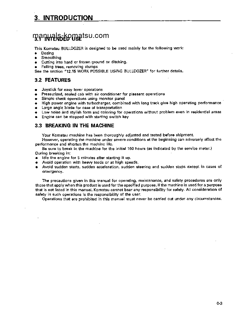 Protected: D41P-6(BRA) S/N B20001-B20500 Operation manual (English)