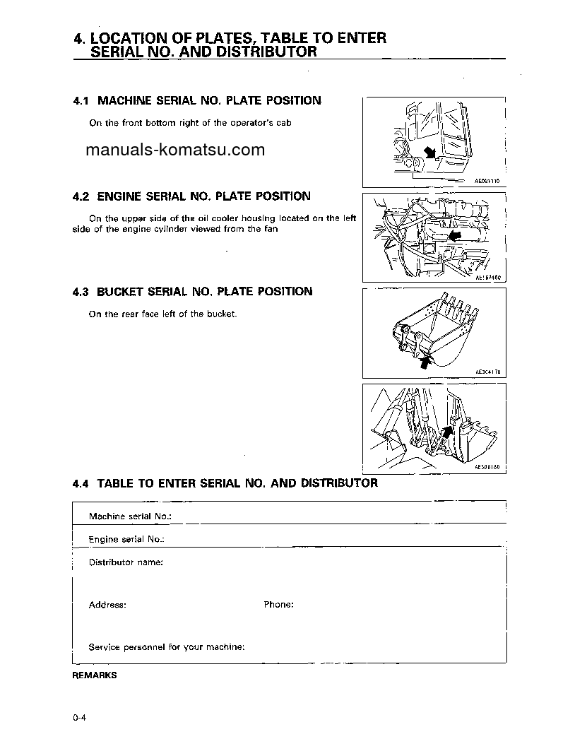 Protected: PC1000SE-1(JPN) S/N 10377-UP Operation manual (English)