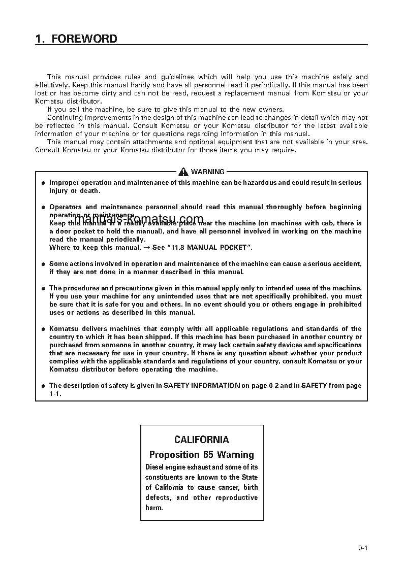 Protected: D75S-5(JPN) S/N 16591-UP Operation manual (English)