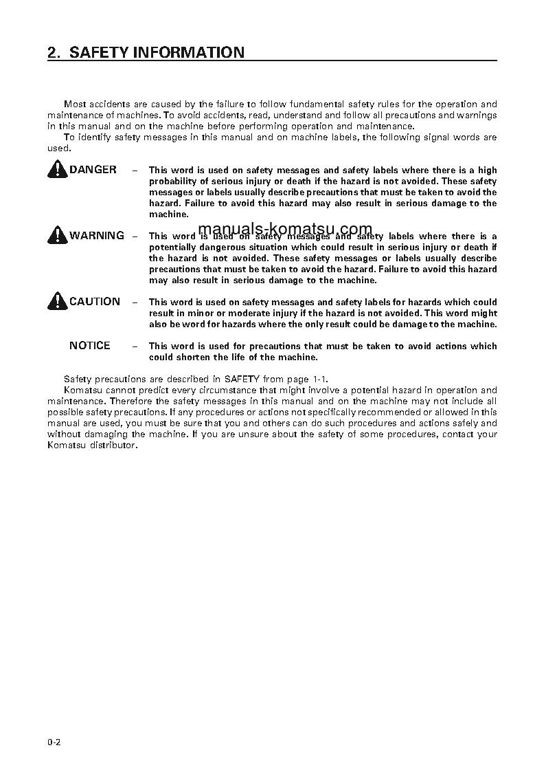Protected: D75S-5(JPN) S/N 16591-UP Operation manual (English)