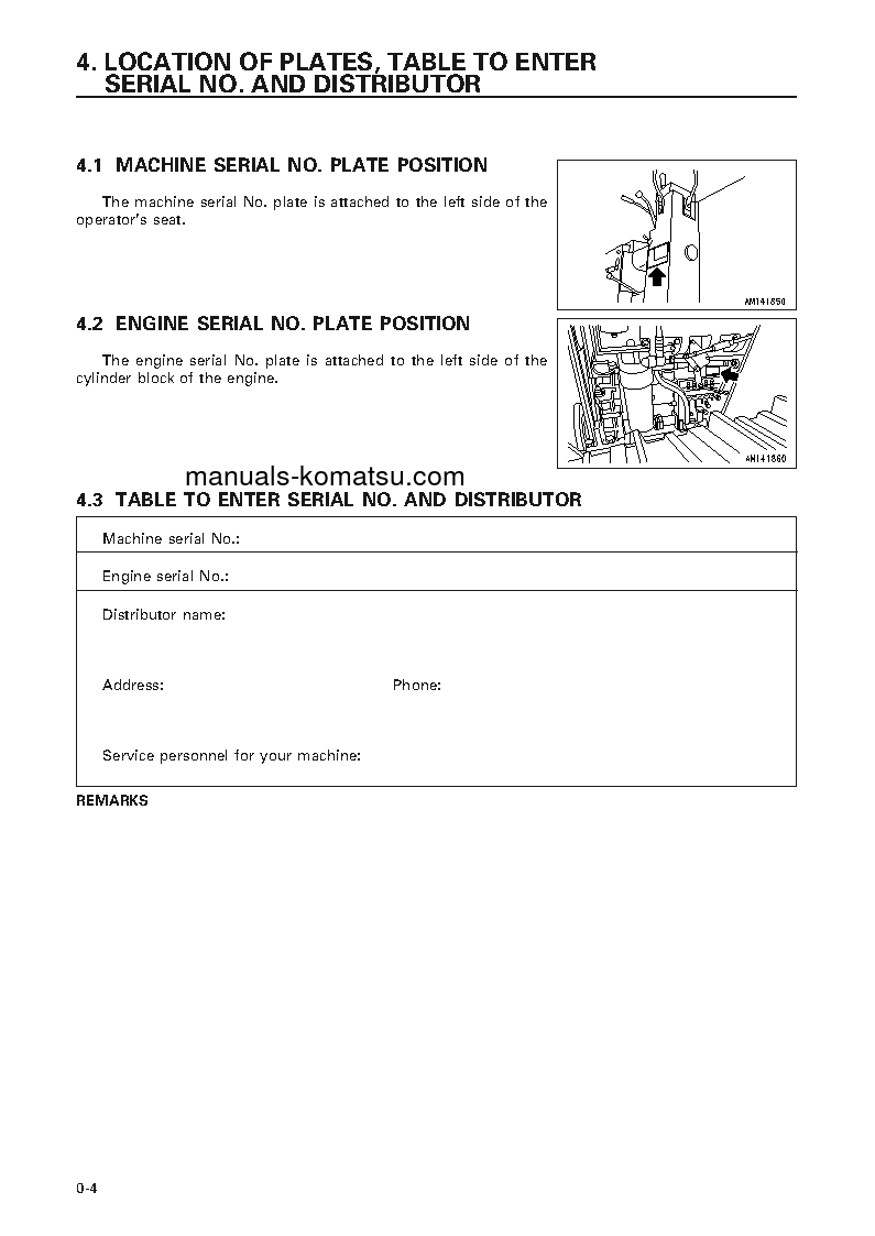 Protected: D75S-5(JPN) S/N 16591-UP Operation manual (English)