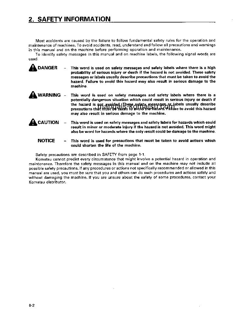 Protected: D85P-21(JPN) S/N 3001-UP Operation manual (English)