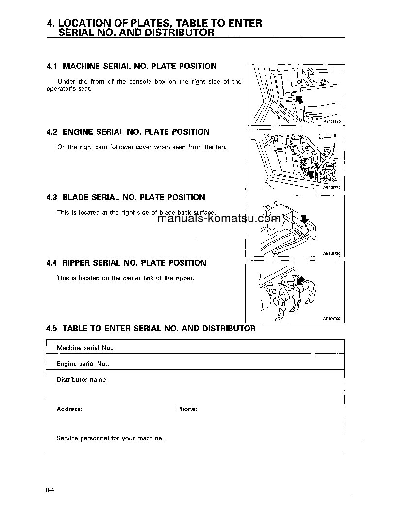 Protected: D85P-21(JPN) S/N 3001-UP Operation manual (English)