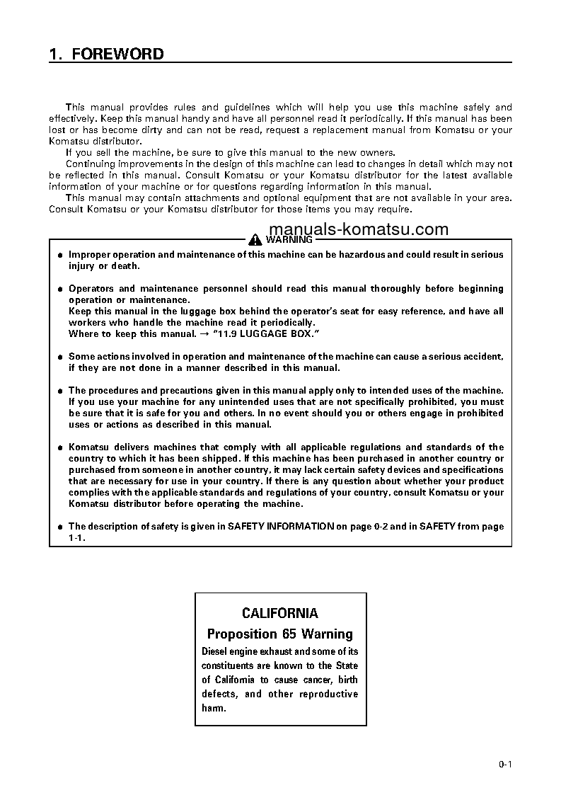 Protected: PC750SE-6(JPN) S/N 10001-10238 Operation manual (English)