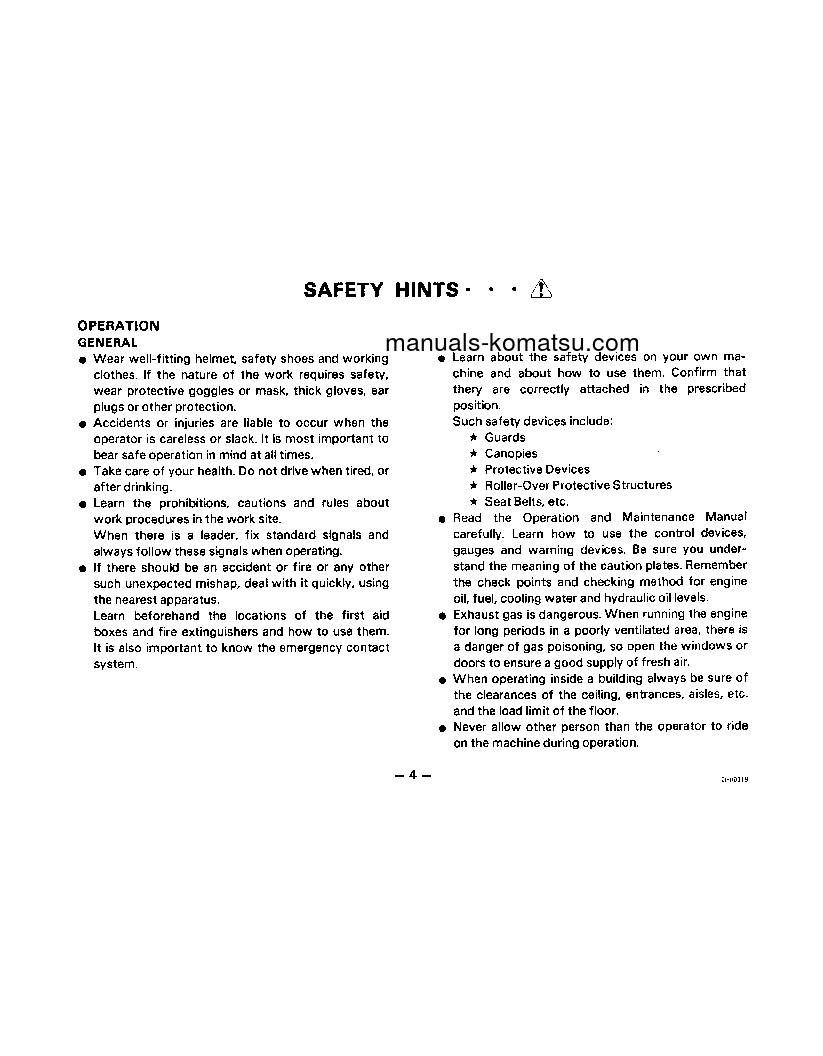 Protected: D75S-5(JPN)-A S/N 15001-UP Operation manual (English)