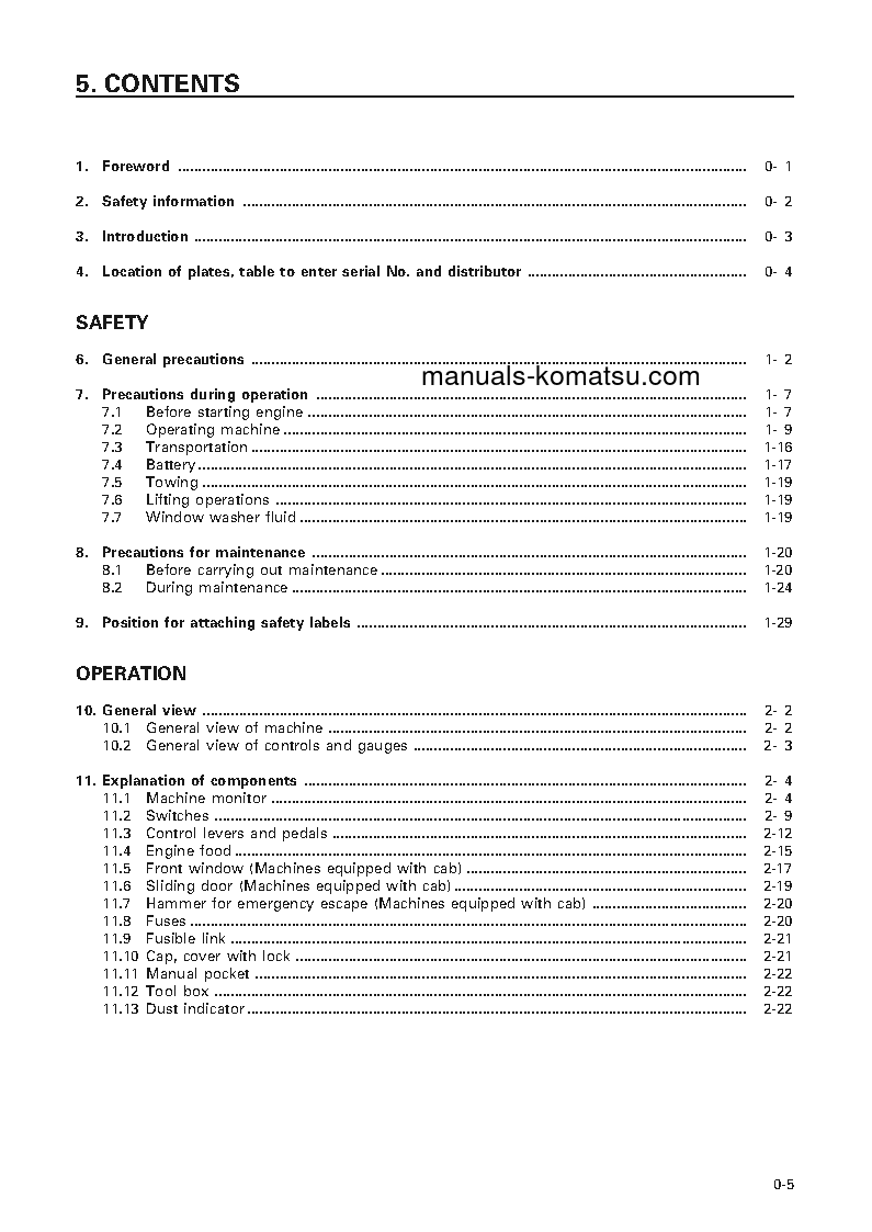 Protected: PC45R-8(JPN) S/N 5001-UP Operation manual (English)