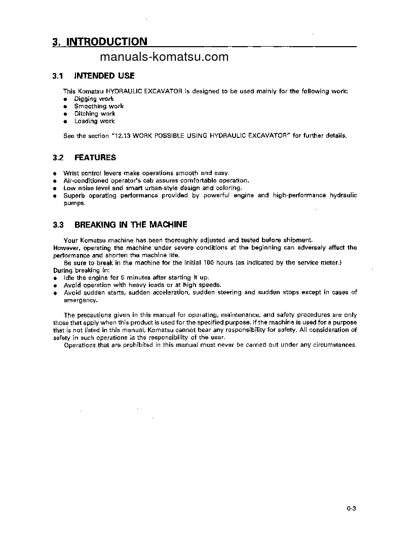 Protected: PC200-6(THA)-B S/N C10001-C10567 Operation manual (English)